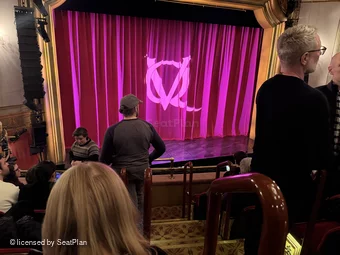 St James Theatre Mezzanine E1 view from seat photo