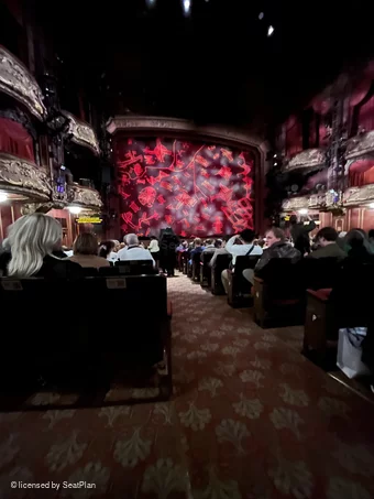 Lyceum Theatre Stalls R34 view from seat photo