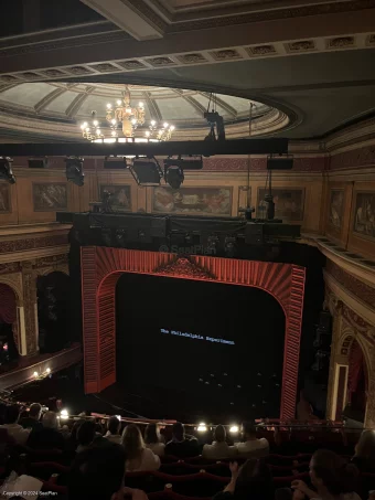 Phoenix Theatre Grand Circle H4 view from seat photo