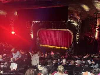 Studio 54 Theatre Mezzanine NN112 view from seat photo