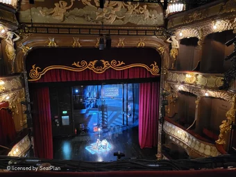 Apollo Theatre Grand Circle A15 view from seat photo