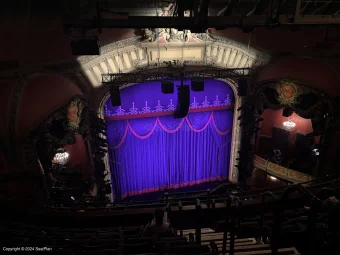 Lyceum Theatre Balcony G3 view from seat photo