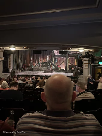 Ambassadors Theatre Stalls N4 view from seat photo