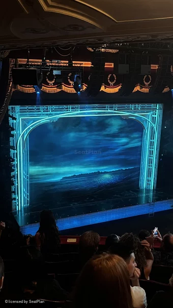 London Coliseum Upper Circle G54 view from seat photo