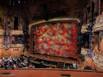 Lyceum Theatre Royal Circle B8 view from seat photo