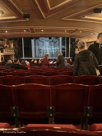 Gielgud Theatre Stalls U5 view from seat photo