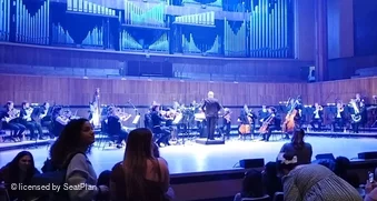 Royal Festival Hall Front Stalls F30 view from seat photo