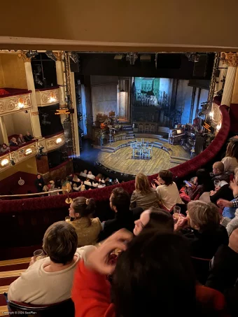 Lyric Theatre Grand Circle E5 view from seat photo