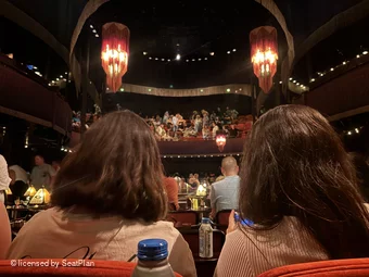 August Wilson Theatre Orchestra E113 view from seat photo