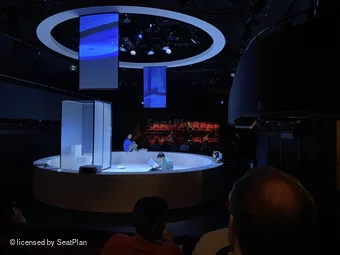 Charing Cross Theatre Stalls N1 view from seat photo