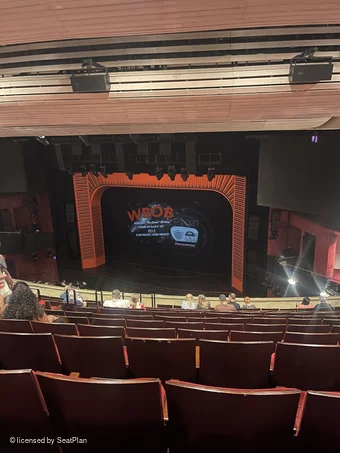Marquis Theatre Mezzanine M6 view from seat photo