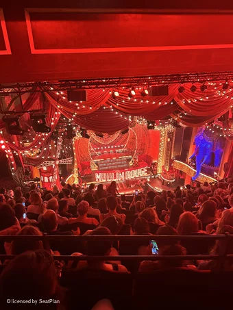 Piccadilly Theatre Grand Circle L25 view from seat photo