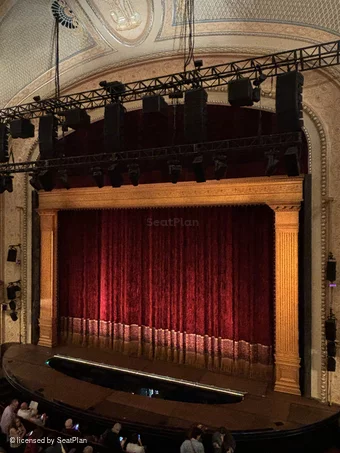 Majestic Theatre Front Mezzanine A10 view from seat photo