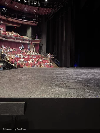 Vivian Beaumont Theater Orchestra C507 view from seat photo