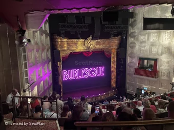 Savoy Theatre Dress Circle G26 view from seat photo