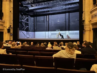 Hudson Theatre Orchestra M117 view from seat photo