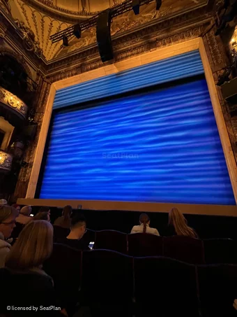 Novello Theatre Stalls F12 view from seat photo