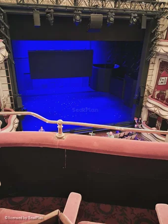 Noel Coward Theatre Grand Circle B23 view from seat photo