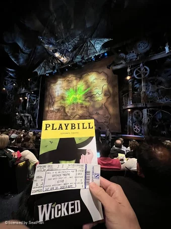 Gershwin Theatre Orchestra D2 view from seat photo