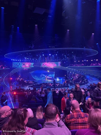 Wembley Park Theatre Locomotive Seats Q4 view from seat photo