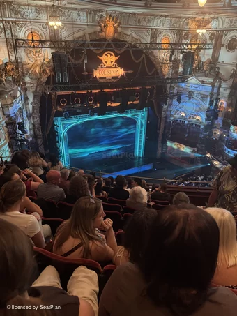 London Coliseum Balcony J48 view from seat photo