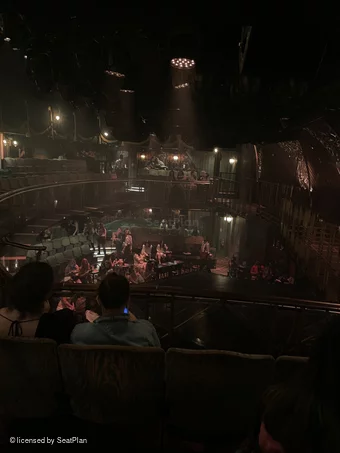 Hippodrome Casino Upper Level Raised Seating3 view from seat photo