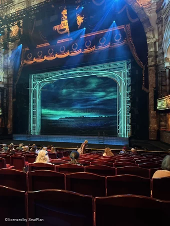 London Coliseum Stalls M2 view from seat photo