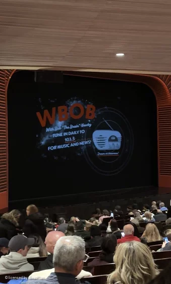 Marquis Theatre Orchestra V23 view from seat photo