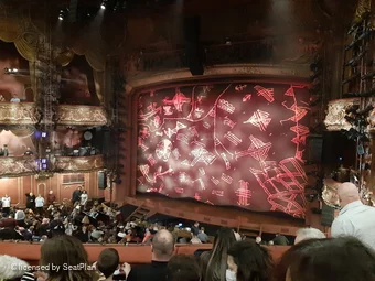 Lyceum Theatre Royal Circle D9 view from seat photo