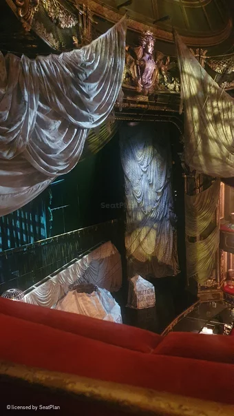 His Majesty's Theatre Grand Circle A36 view from seat photo