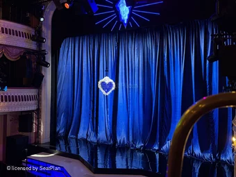 Criterion Theatre Dress Circle A5 view from seat photo