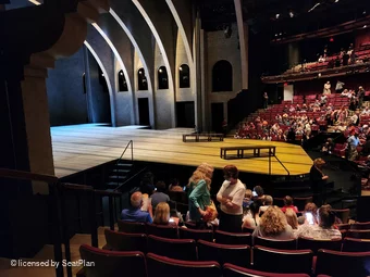 Vivian Beaumont Theater Orchestra L113 view from seat photo