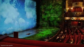 London Coliseum Dress Circle A63 view from seat photo