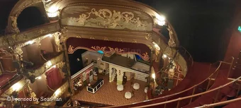 Apollo Theatre Balcony E8 view from seat photo