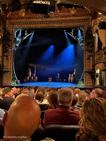 Theatre Royal Haymarket Stalls P5 view from seat photo
