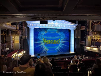 Theatre Royal Drury Lane Royal Circle G38 view from seat photo