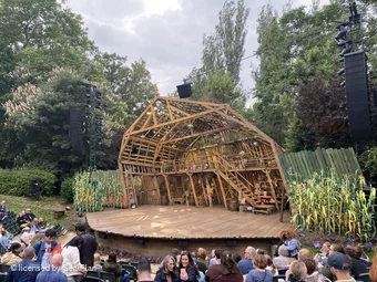Regent's Park Open Air Theatre Upper Left K14 view from seat photo