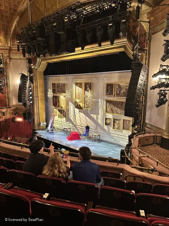St James Theatre Mezzanine F28 view from seat photo