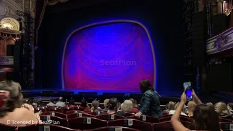 London Coliseum Stalls K4 view from seat photo