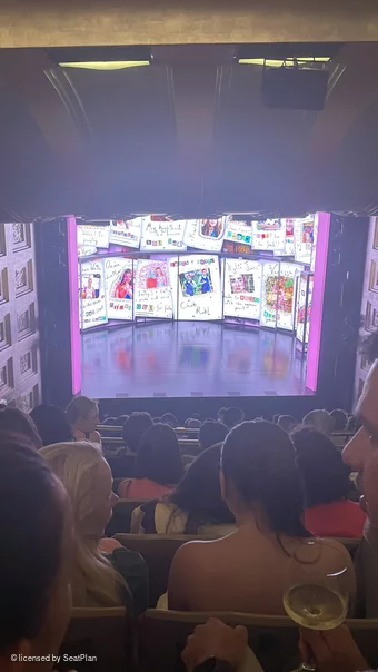 Savoy Theatre Dress Circle M16 view from seat photo
