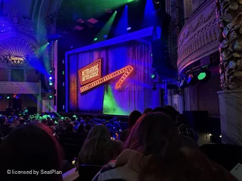Palace Theatre Orchestra K6 view from seat photo