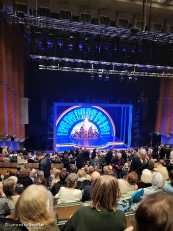 Queen Elizabeth Hall Rear Stalls NN30 view from seat photo