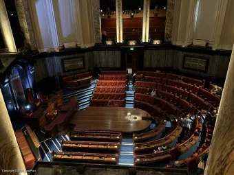 London County Hall South Gallery C7 view from seat photo