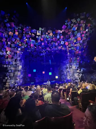 Cambridge Theatre Stalls N19 view from seat photo
