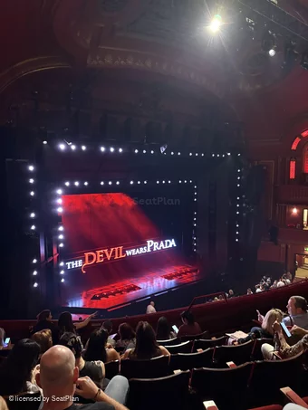 Dominion Theatre Circle G48 view from seat photo