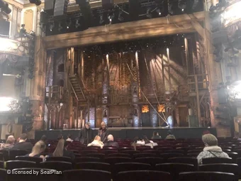 Victoria Palace Theatre Stalls O19 view from seat photo