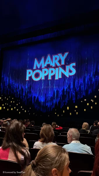 Prince Edward Theatre Stalls J6 view from seat photo