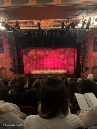 August Wilson Theatre Mezzanine K106 view from seat photo