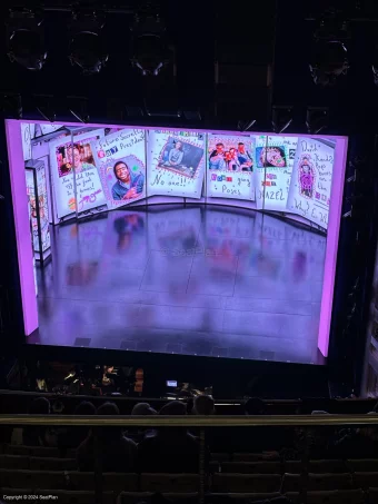 Savoy Theatre Upper Circle J9 view from seat photo