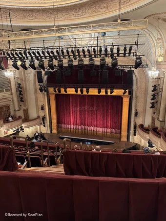 Majestic Theatre Rear Mezzanine B122 view from seat photo